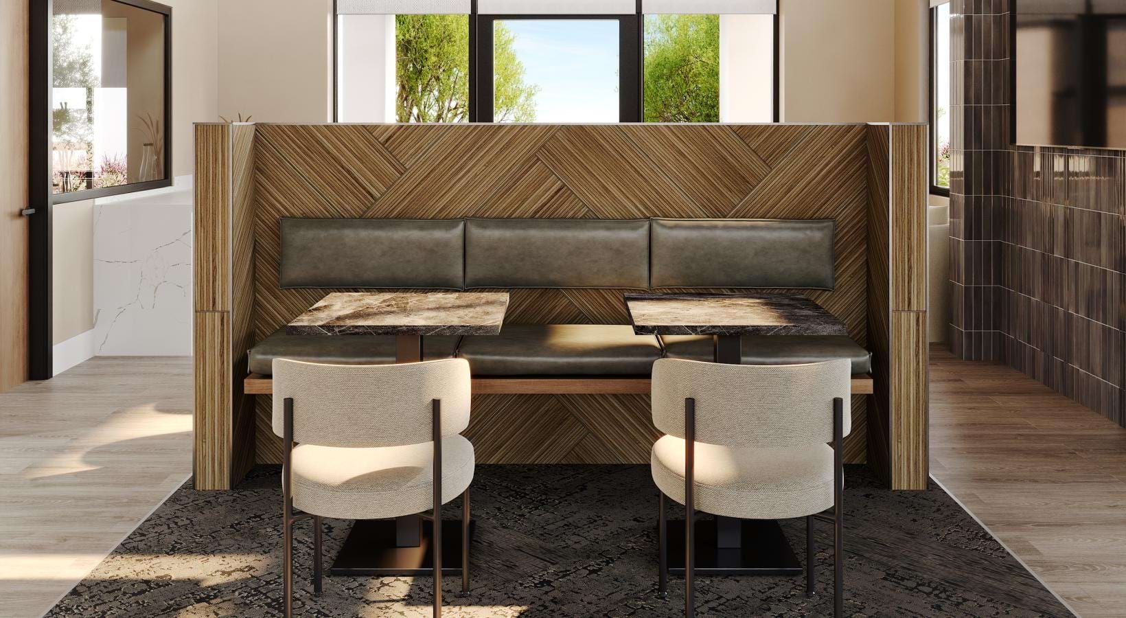 Lounge with comfortable seating