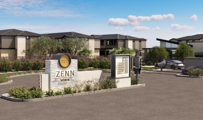 Zenn Skyview monument sign